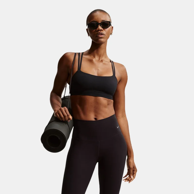 Nike Black Women's Zenvy Dri-FIT Strappy Light-Support Training Sports Bra for Women | Best Price UAE